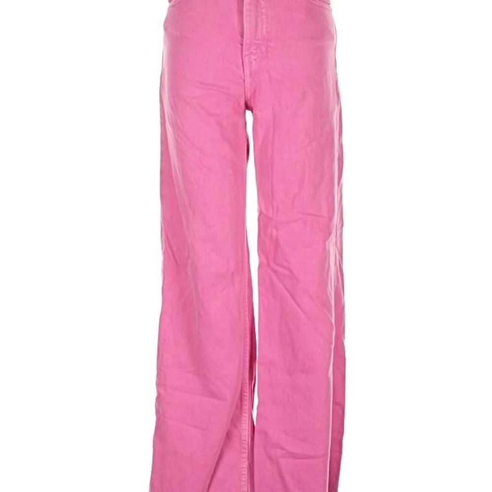 ZARA WIDE LEG PINK JEANS